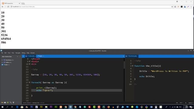 14 PHP foreach loop смотреть онлайн