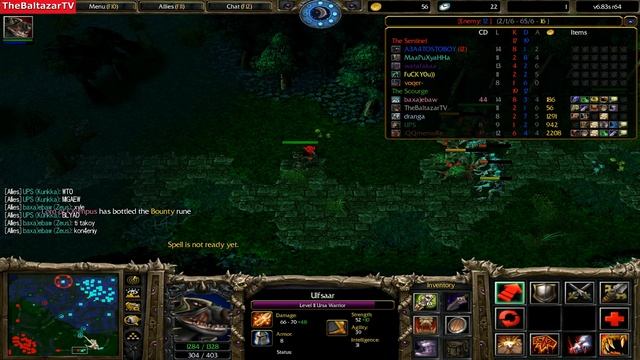 DOTA TOP 1 - A3A4TOSTOBOY vs TheBaltazarTV (SPECTRE vs URSA) смотреть онлайн