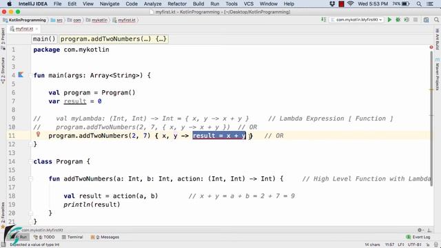 Kotlin CLOSURES. Lambdas and Higher-Order Functions. Part-3. Kotlin Tutorial #9.3 смотреть онлайн