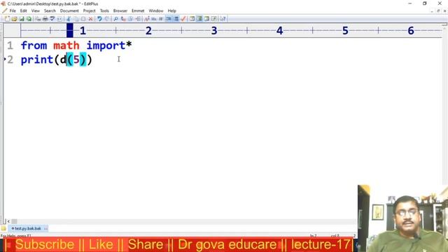 Lecture-17: Python Programming || Mathematical Functions || Operator Precedence || Dr P Govardhan смотреть онлайн
