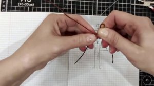 Ватная игрушка, делаем каркас. МК