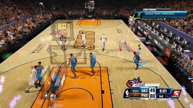 NBA 2K14 PS4 My Career Playoffs CFG1 - Caught My 1st Lob! смотреть онлайн