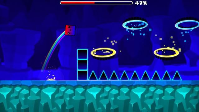 Я сделал свой первый уровень! В геометри дэш. Geometry Dash! смотреть онлайн