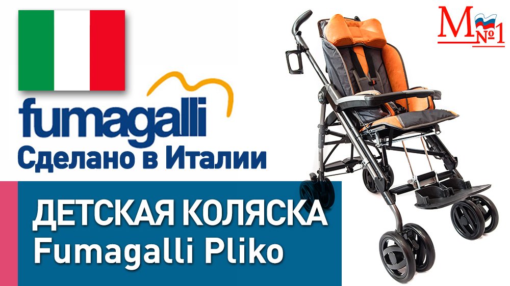 Детская коляска Fumagalli Pliko из Италии, от Медтехника №1 смотреть онлайн