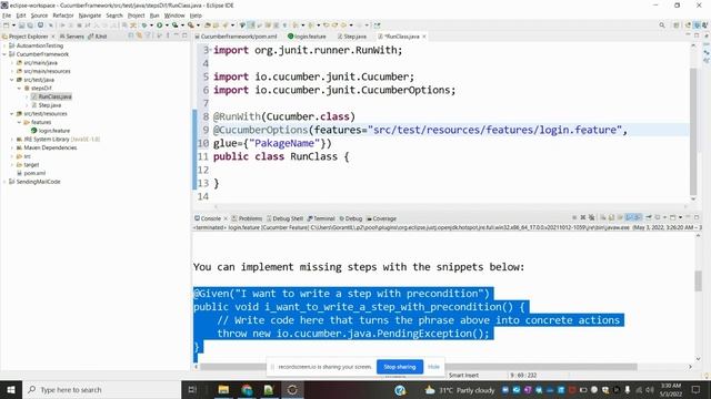 Selenium Cucumber Java BDD Framework Class 2: Cucumber setup смотреть онлайн
