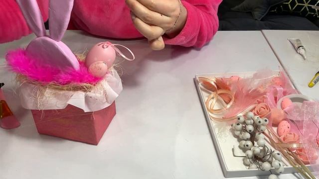 Пасхальный кролик с яйцами / Easter bunny with eggs / DIY АЛЬГО-ART смотреть онлайн