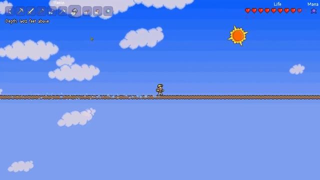 Terraria.11 серия - В поиске летающего острова. смотреть онлайн