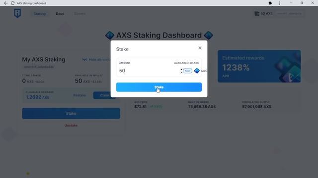 How to stake your AXS tokens | Tutorial смотреть онлайн