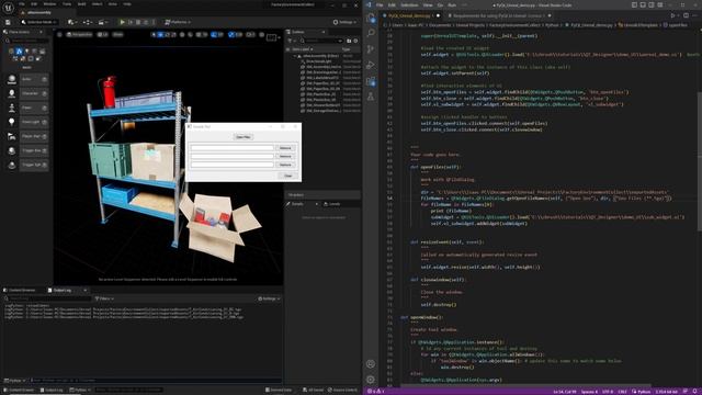 PyQt for Maya and Unreal 07 - Working with Subwidgets Part 1 смотреть онлайн