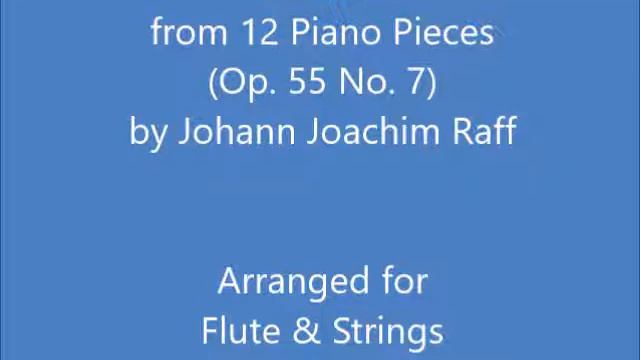 "Vorwurf" from 12 Piano Pieces (Op. 55 No. 7) for Flute & Strings смотреть онлайн