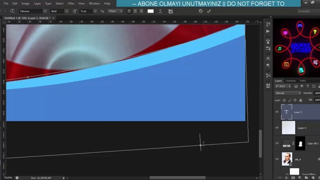 PHOTOSHOP CS6 | 19 MAYISA ÖZEL AFİŞ TASARIMI(poster Desing)