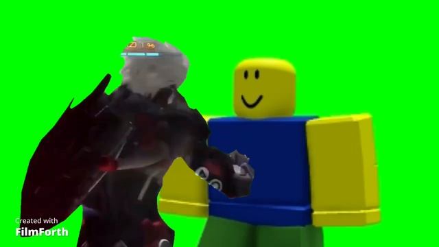 Metal gear rising Raiden punching Roblox noob in green screen смотреть онлайн