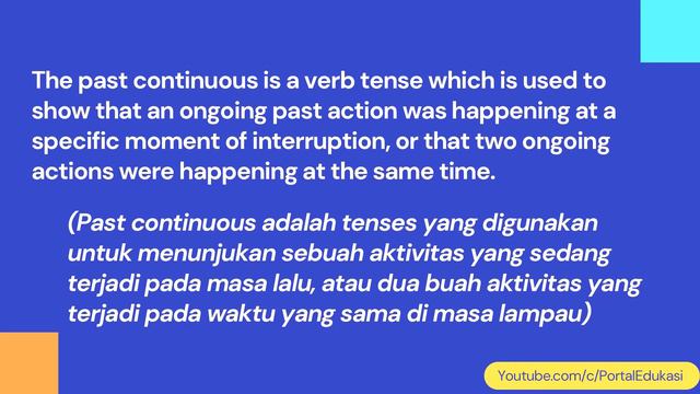 Materi Inggris Kelas 9 Bab 6: Present and Past Continuous Tense смотреть онлайн