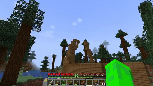 МОЙ ПЕРВЫЙ ДОМ ТУТ #minecraft #выживание #дом #3серия #мир смотреть онлайн