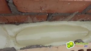 Утепление колодезной кладки жестким пенополиуретаном ППУ