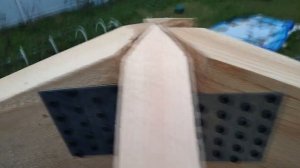 Беседка 6 на 6 с шатровой крышей своими руками. Часть 1.