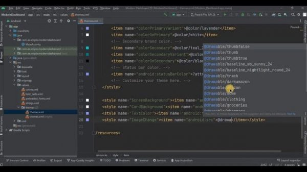 How to Implement Dark Mode Theme in Android Studio | Custom Switch | Modern Dashboard