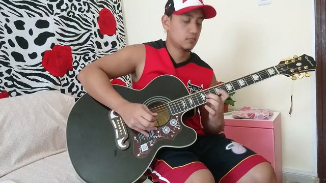 Hotel California Solo Cover with Epiphone EJ200SCE BLACK by Bryce Domatog смотреть онлайн