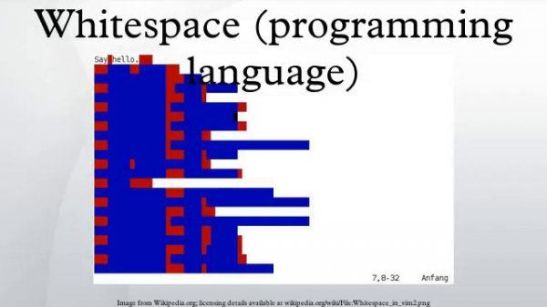 Whitespace (programming language)