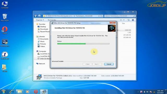 Windows 7にMini VCI用Toyota Techstream V14 10 028をインストールする方法 смотреть онлайн