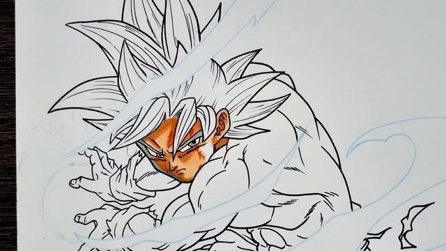 Goku Ultra Instinct Universal Impulse | Redraw fan's Drawing смотреть онлайн