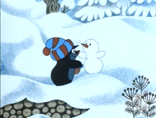 Крот и снеговик смотреть онлайн