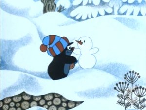 Крот и снеговик