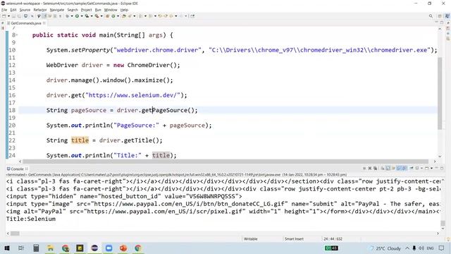 #8 Get Commands In Selenium | Selenium WebDriver Tutorial For Beginners | Selenium With Java смотреть онлайн