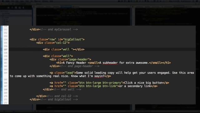 Code a Responsive Website with Bootstrap 3 - [Lecture 11] Coding the Callout смотреть онлайн
