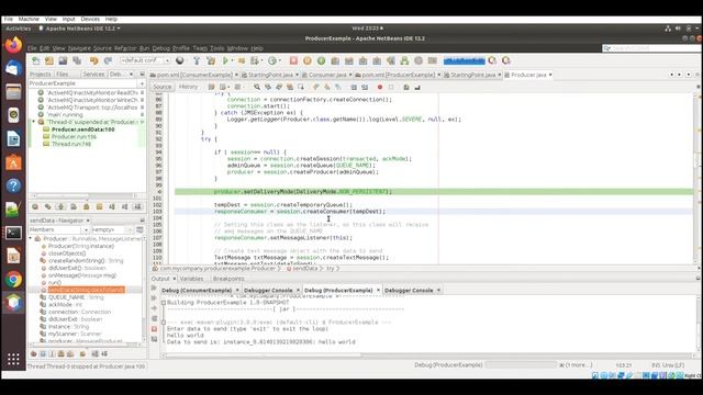 ActiveMQ - Java Example смотреть онлайн