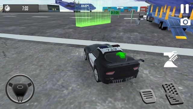 US Police Car Transport Sim - Transporting Police Vehicles Car Transporter #2 - Android Gameplay смотреть онлайн