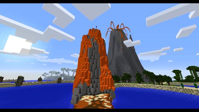Minecraft - VOLCANO BATTLE In Minecraft! ( NOOB Vs PRO )