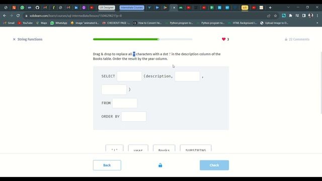 2 String Functions | SQL Intermediate | Sololearn смотреть онлайн
