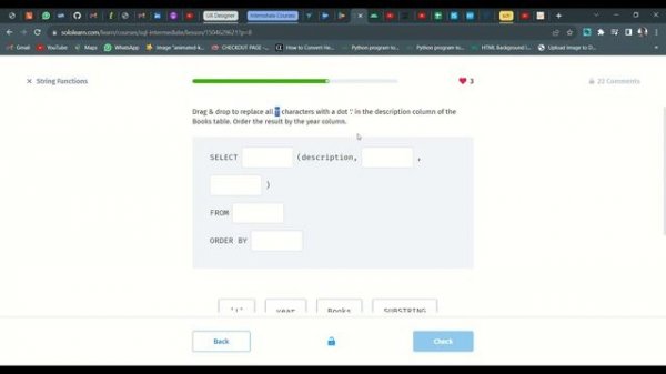 2 String Functions | SQL Intermediate | Sololearn