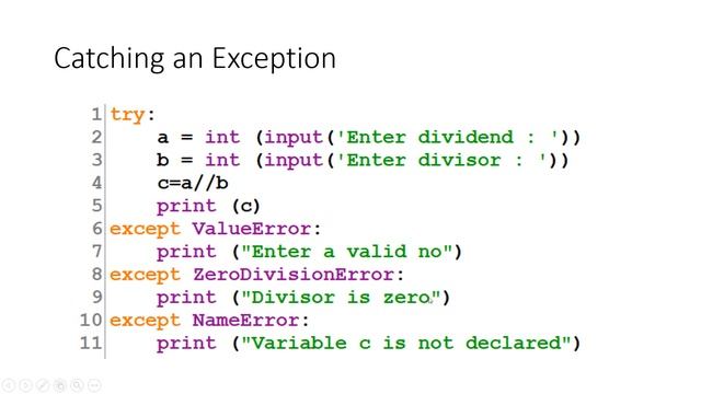Exception Handling in Python using try, raise and except смотреть онлайн