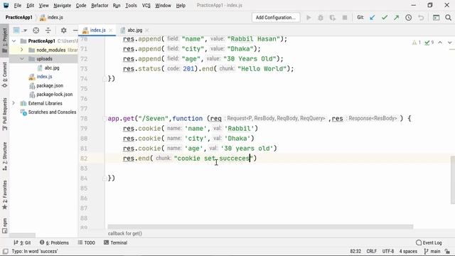 Express JS Tutorial Bangla | Part 12 Response Set Cookies смотреть онлайн
