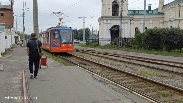 Михайловская Набережная, Погода пасмурная, улица Гранатная, Коломенские трамваи. Как Вам? смотреть онлайн
