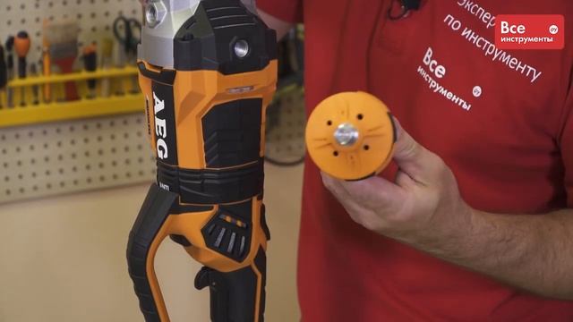 Обзор бесщеточной углошлифовальной машины AEG BEWS18-230BL-0