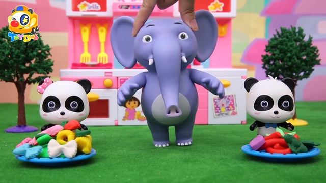 Super Panda Policeman Rescue Team | Gourmet Carnival | Cooking Competition | ToyBus смотреть онлайн