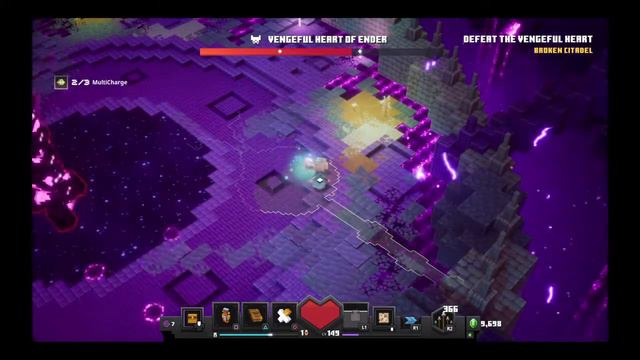 Defeating The Vengeful Heart of Ender [Minecraft Dungeons] смотреть онлайн
