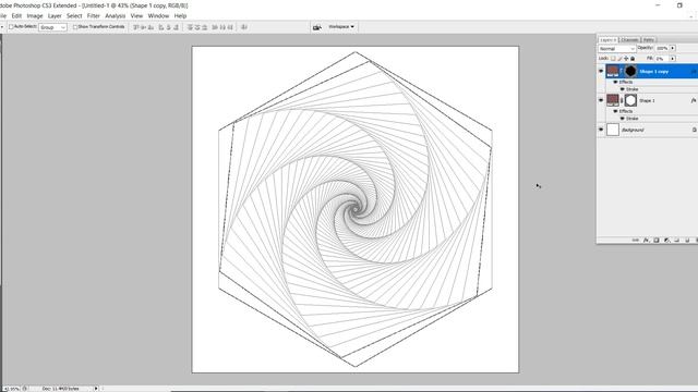 Easy make spiral design in Photoshop cs3 In hindi tutorial смотреть онлайн