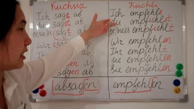 46-dars. Kuchli Va Kuchsiz Fe'llar Hozirgi Zamonda. Starke Und Schwache Verben Grammatik. Nemis Til