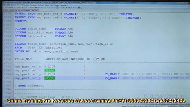 Oracle Tutorial || Oracle|Adv Sql | Interval Partition Part - 1 by basha смотреть онлайн