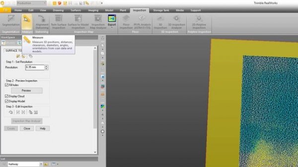 Wall Flatness and Verticality Tutorial - Trimble RealWorks 10.4