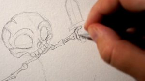 Как нарисовать Скелета карандашом/ Clash Royale