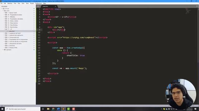 17. v-if - Fundamentos de VueJS смотреть онлайн