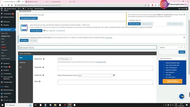 Como ter seu Próprio ENCURTADOR E CAMUFLADOR de Links Personalizado com seu Domínio [WordPress] смотреть онлайн