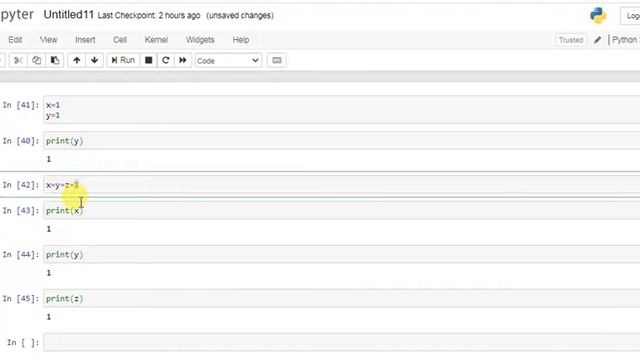 multiple variable assignment in python смотреть онлайн