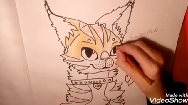 Как нарисовать кошку часть3 смотреть онлайн