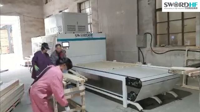 SWORDHF Best selling HF wooden board joining machine from professional factory, your best choice смотреть онлайн